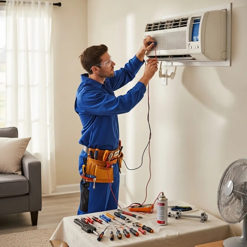 Menemen Daikin Daikin klima gaz dolumu ve bakım – Enerji verimliliği artırıldı. - Teknik servis örneği